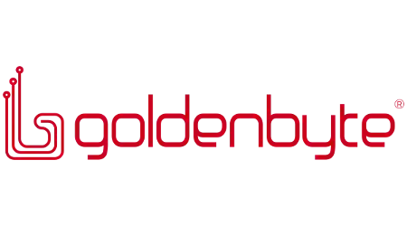 goldenbyte red logo